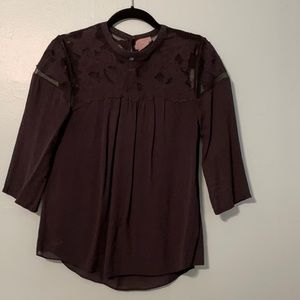 Black Top by Vanessa Virginia for Anthropologie